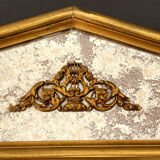 Antique mirror with closed guards