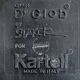 6 black Dr Glob chairs by Philippe Starck for Kartell. Italy 1988.