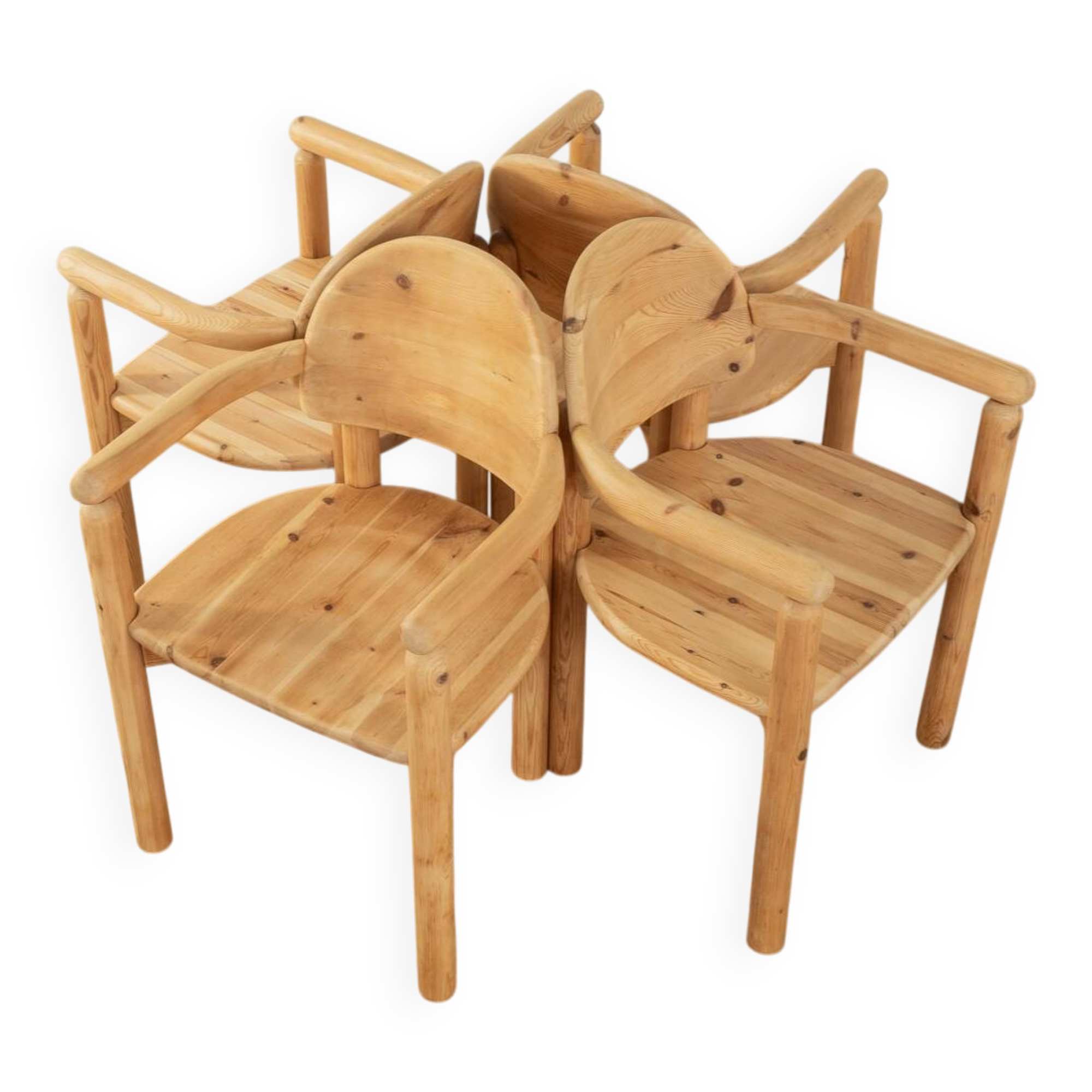 Chaises de salle à manger des années 1970 par Rainer Daumiller pour Gramrode Møbelfabrik (lot de 4)