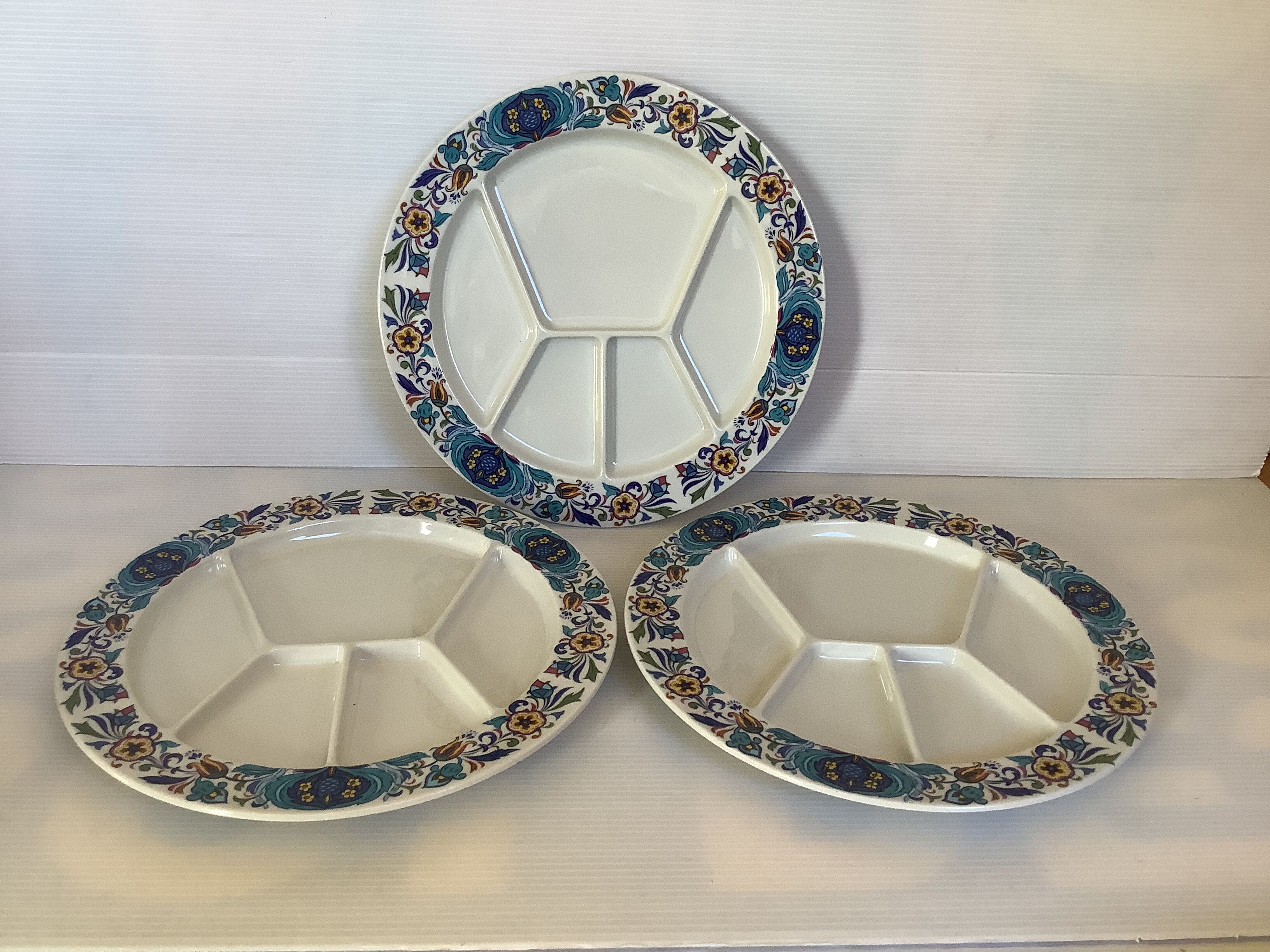6 fondue plates Izmir villeroy and boch