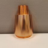 Unique copper wall lamp by Danish architect Bent Karlby. Made for the Østerport hotel in Copenhagen.