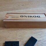 Wooden domino game