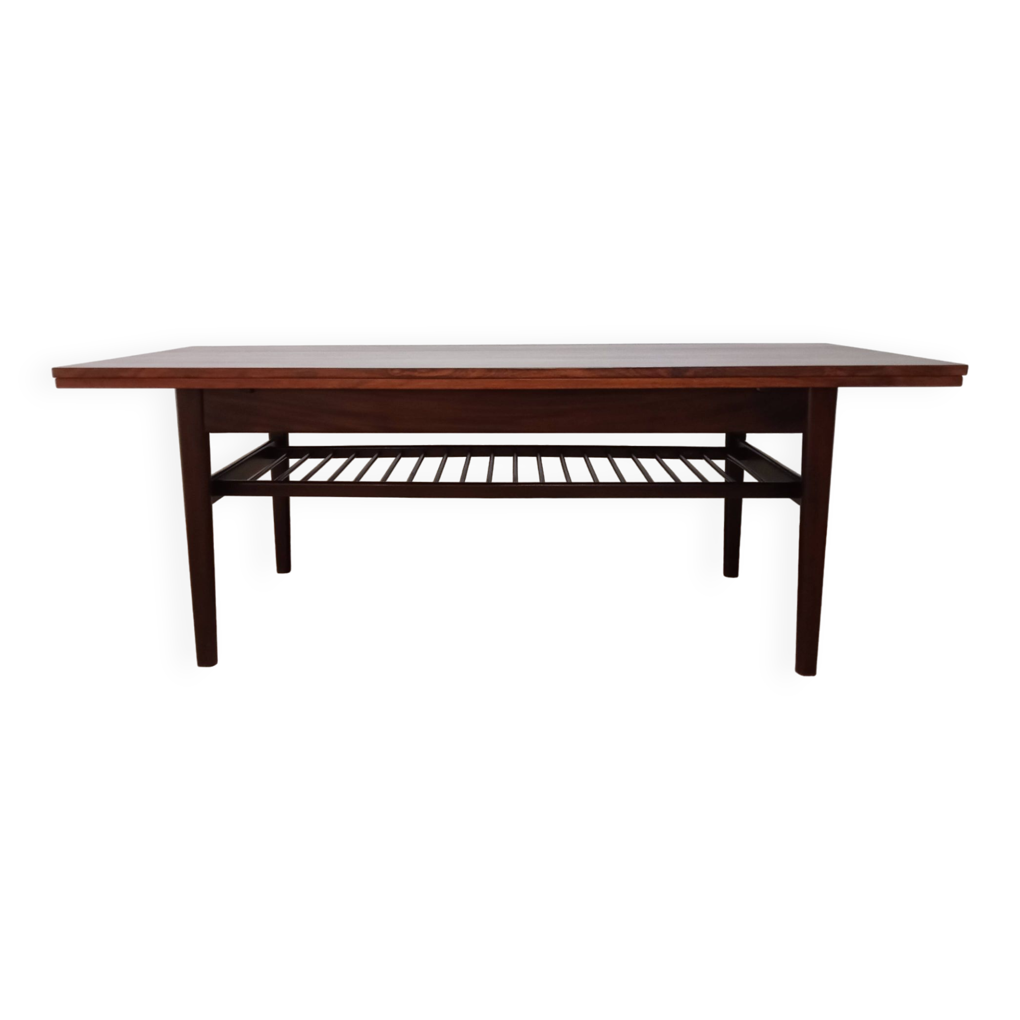 Lifting coffee table, Denmark, 1960s in teak