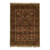 Tapis Oushak en laine noué à la main turc 123 cm x 174 cm