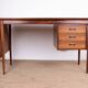 Danish extendable desk, Rosewood and Brass, model OS 51, Arne Vodder.