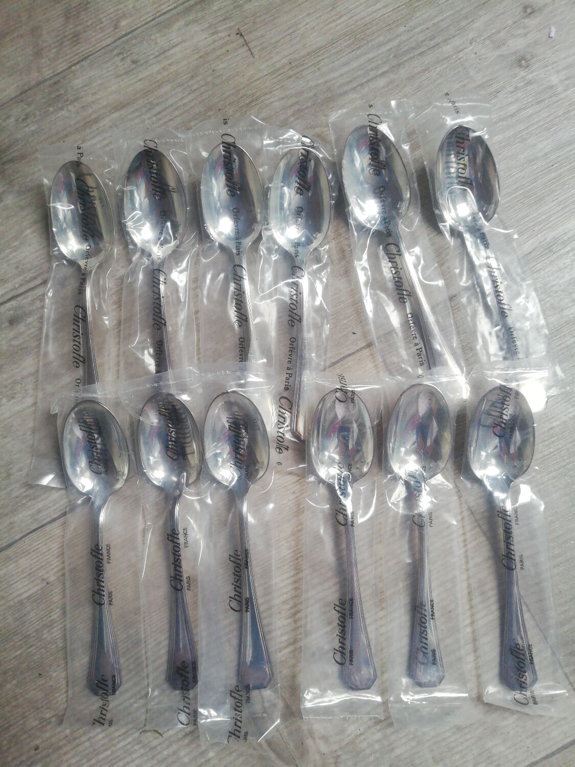 Set of Christofle small spoons