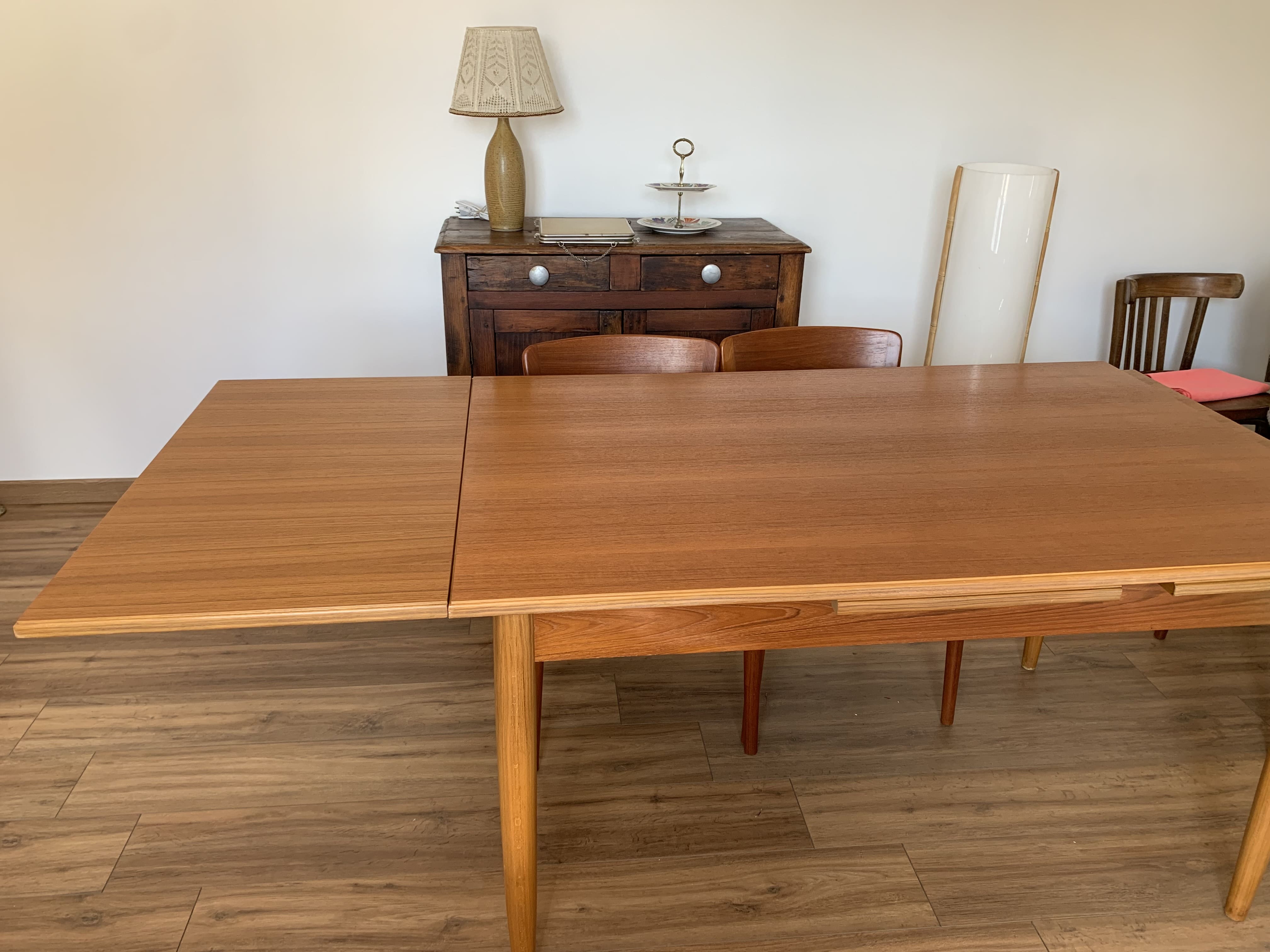 Dining room table "wallet" - 2M40 unfolded