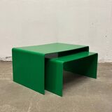 Plastic nesting tables from the 70s