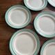 10 vintage flat plates Amanda Ceranord France
