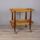 Vintage 1950s Wooden Food Service Cart, Designed by Carlo Ratti