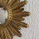 Vintage 1960s sun mirror witch's eye gold - 26 cm