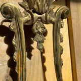 Pair of LXV style gilt bronze wall lights