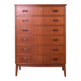 Commode danoise en teck du milieu du siècle, années 1960.