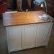 Bureau vintage années 50 peint