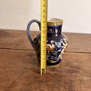 Pichet Milk Jug Creamer Earthenware Gien Renaissance Model Angel Cherub Putti