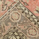 6x10 Pale Red & Brown Oriental Vintage Rug, 182x295Cm