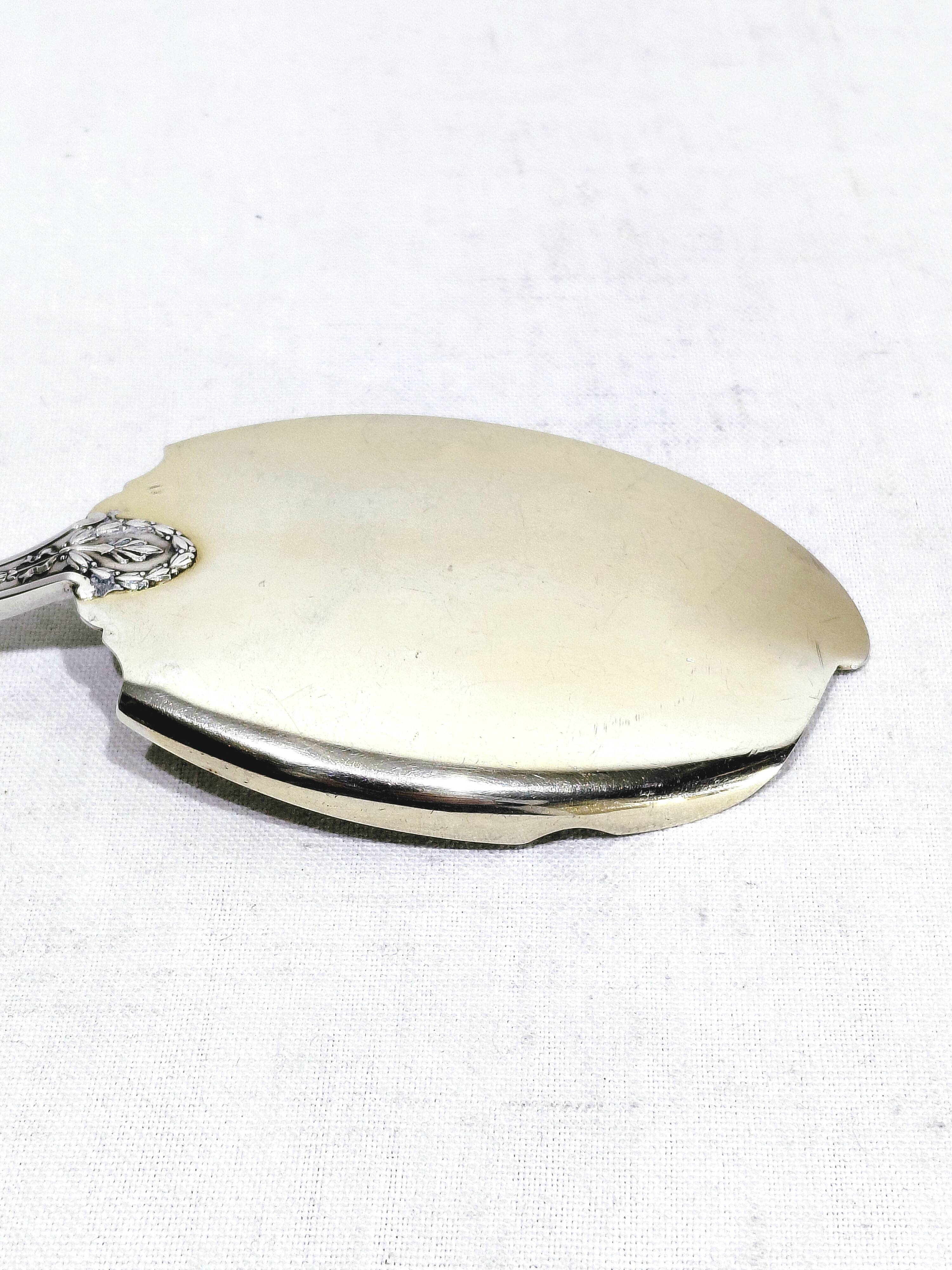 Ravinet Denfert - couverts de service a glace argent et vermeil