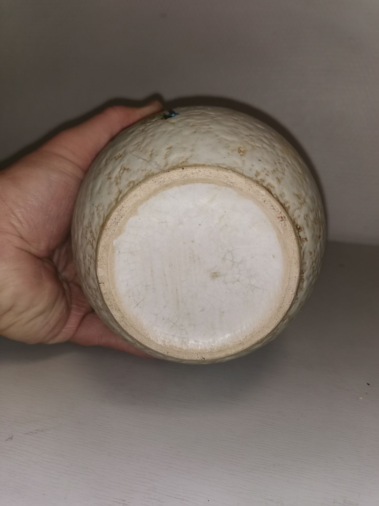 Vase au décor graphique , vintage ceramique , années 50-60s