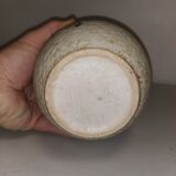 Vase with graphic decoration, vintage ceramic, 50-60's