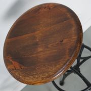 Paire de tabourets d'atelier / tabourets de bar industriels italiens