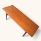 Vintage Mid-Century coffee table and dining table in one, Grete Jalk for Glostrup.