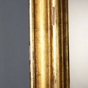 Antique gilded mirror in carved wood, Italy, 20th century