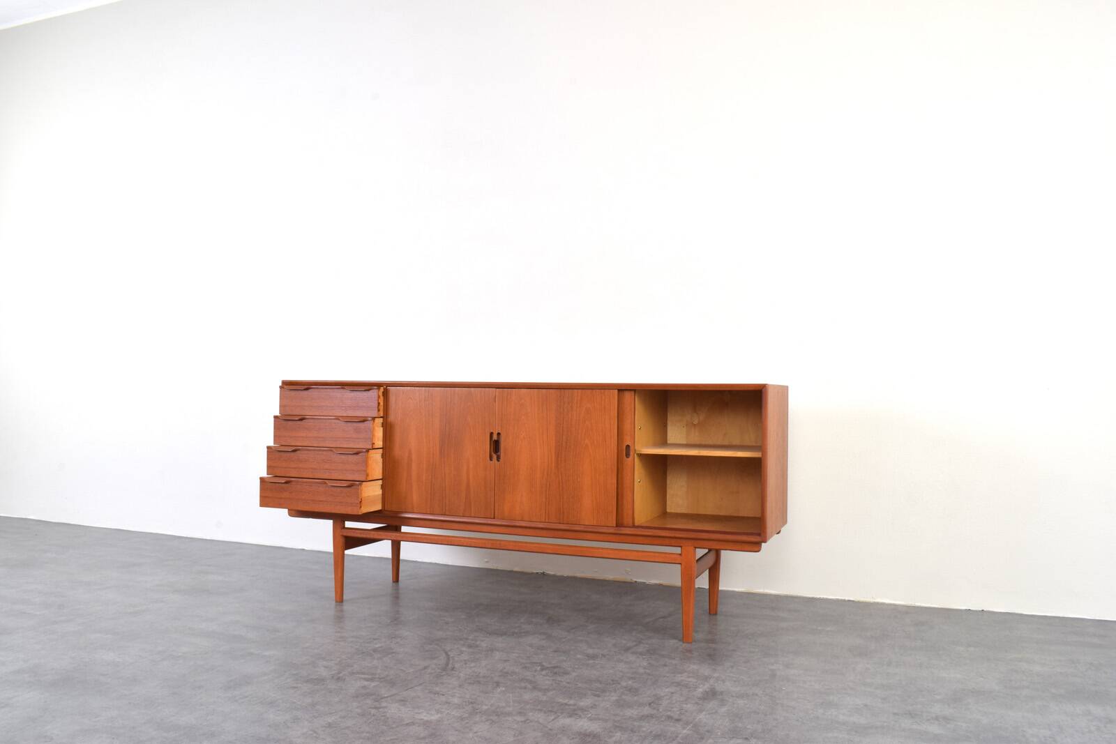 Mid-Century Danish Teak Sideboard, 1960s.