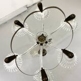 Mid-Century Modern Chandelier, Murano, Barovier Style, 1950s