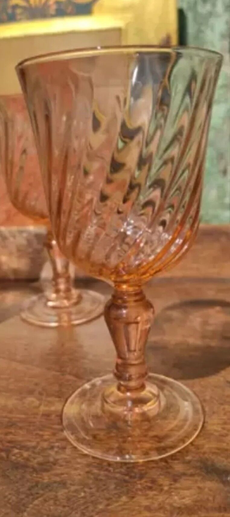 Water glasses rosaline d'arcoroc luminarc roses