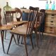 Série de 6 chaises bistrot Baumann dépareillées