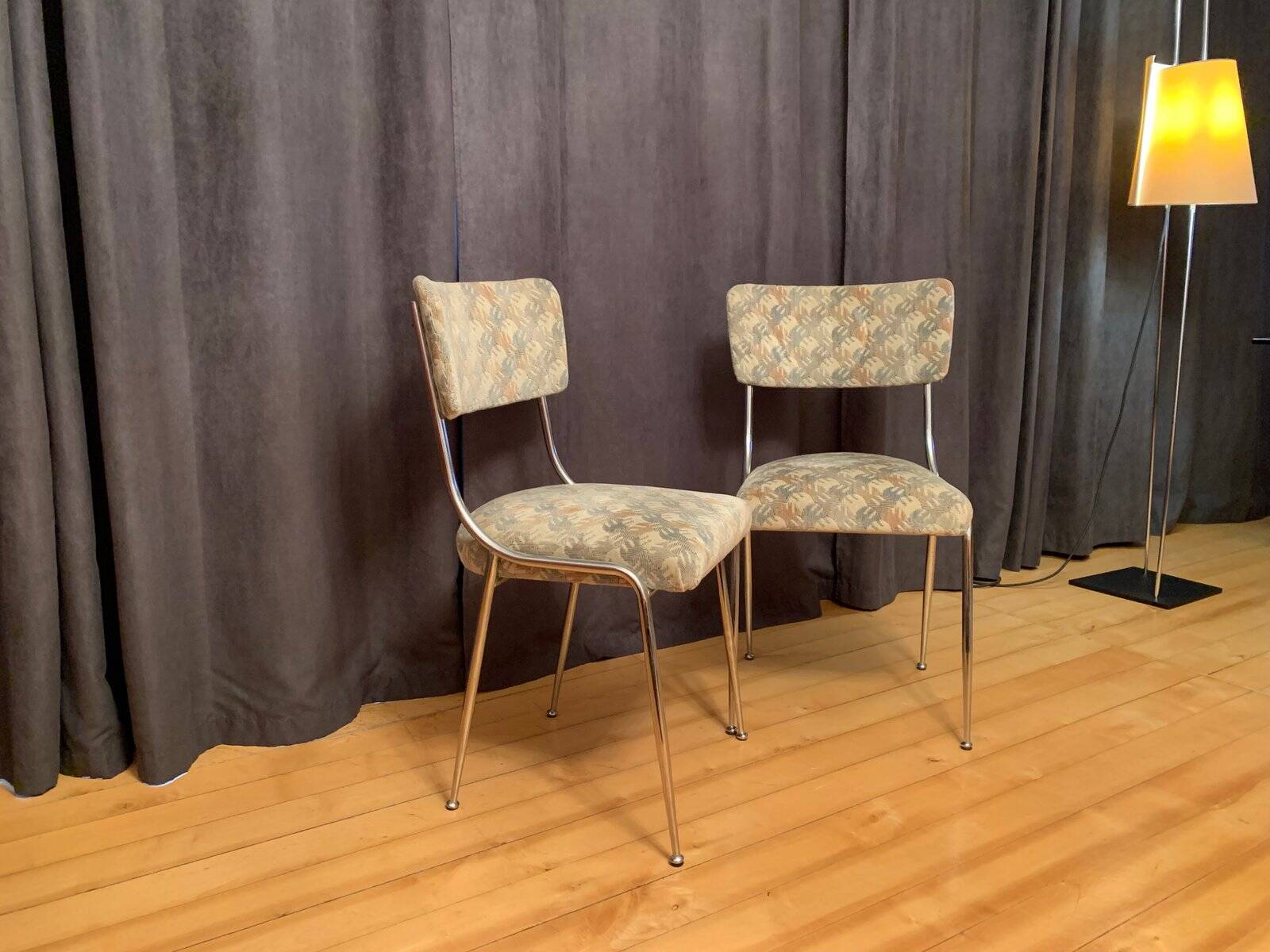Set of vintage Italian chairs, 1950s
