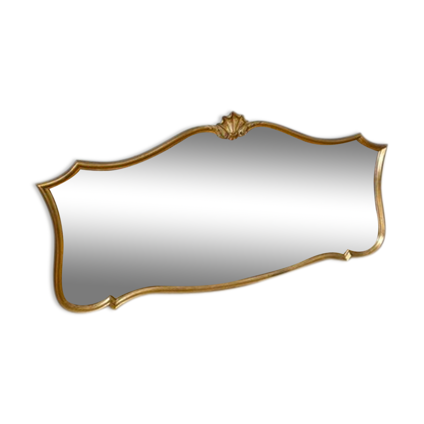 Old golden mirror 164x87cm