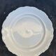 6 flat plates in white earthenware edge scalloon scalloon schumann arzberg germany vintage