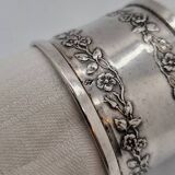 Ancien Rond de Serviette en Argent Poinçon Minerve