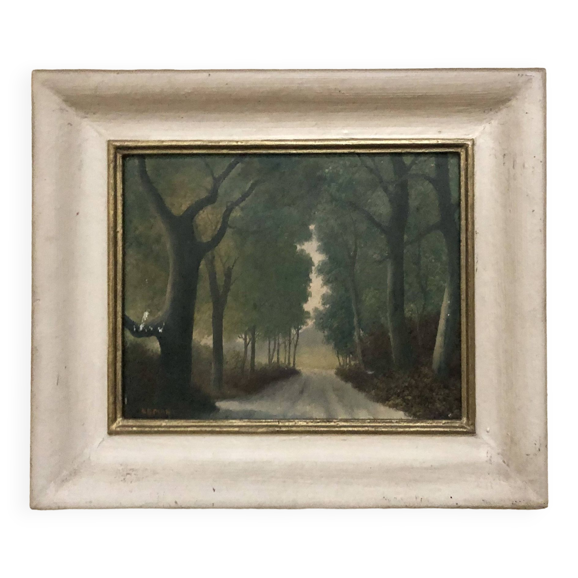 Forest landscape painting