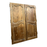 Pair of 18th century woodwork doors in poplar