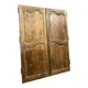 Pair of 18th century woodwork doors in poplar