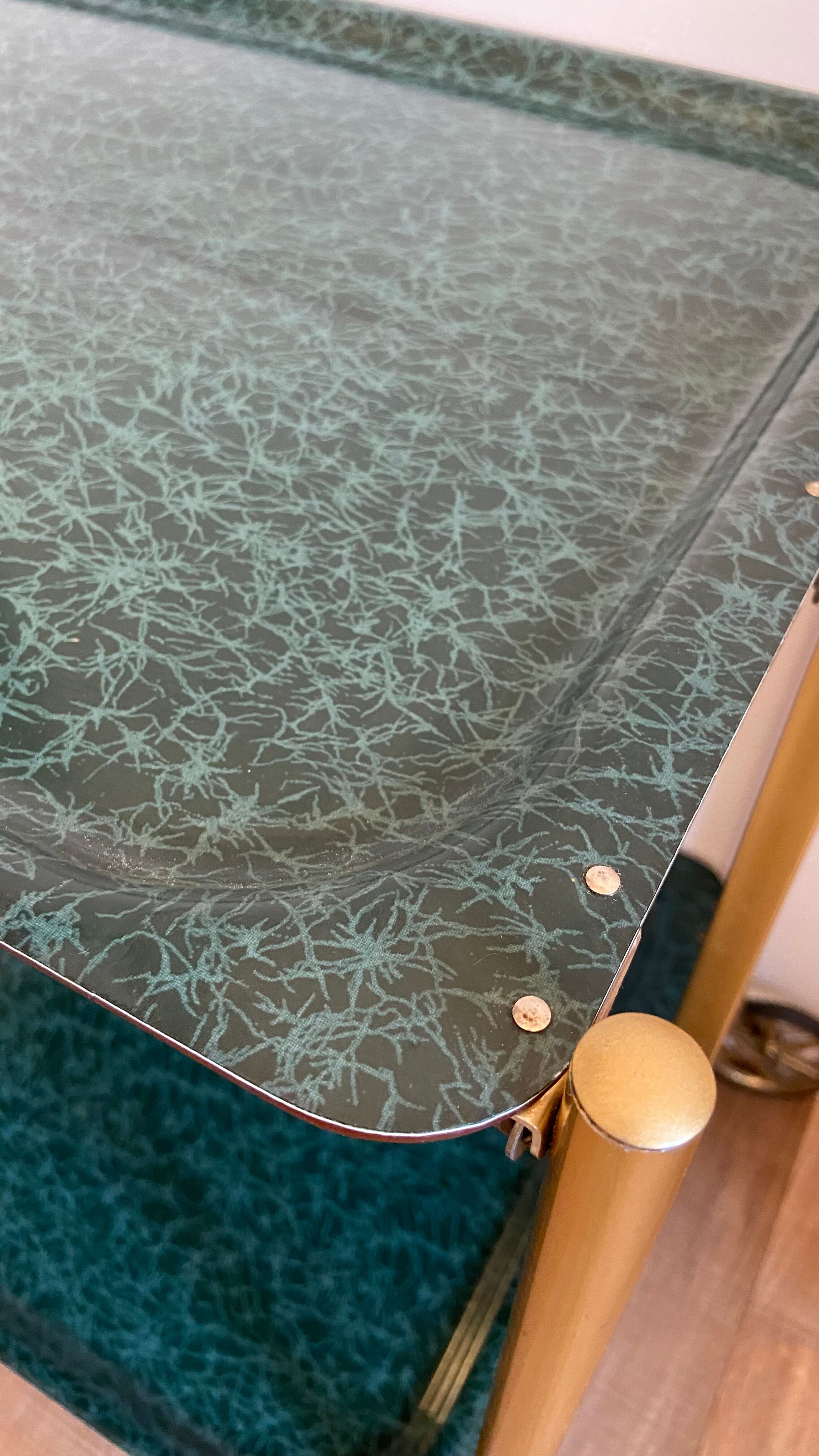 Serving rolling folding table Textable Vintage platforms