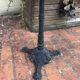 Bistro table cast iron legs and aluminum top