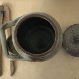 Condiment pot/ pickles/ olives in greige Wabi Sabi