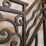 Grilles portail portes anciennes fer forgé XX° Art Déco