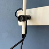 Vintage Philips beige downrod ceiling lamp