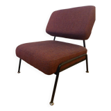 Designer wool armchair