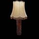 Rouleau d'imprimerie monté en lampe