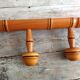 Bamboo-style coat hanger