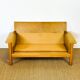 Complete camel leather lounge set from the 1960s.