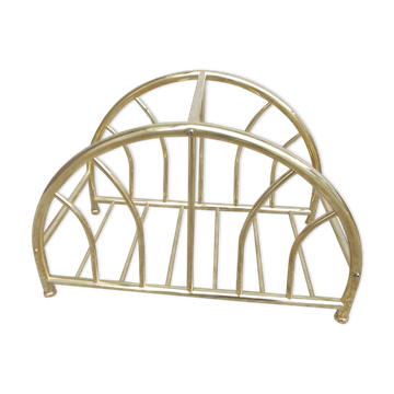 Brass magazine rack