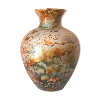 Vase John Christmas blunt lacquer on glass