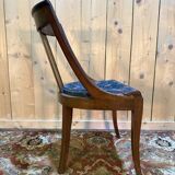 Set of 4 "Gondole" chairs in Empire style made of mahogany.