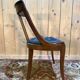 Set of 4 "Gondole" chairs in Empire style made of mahogany.
